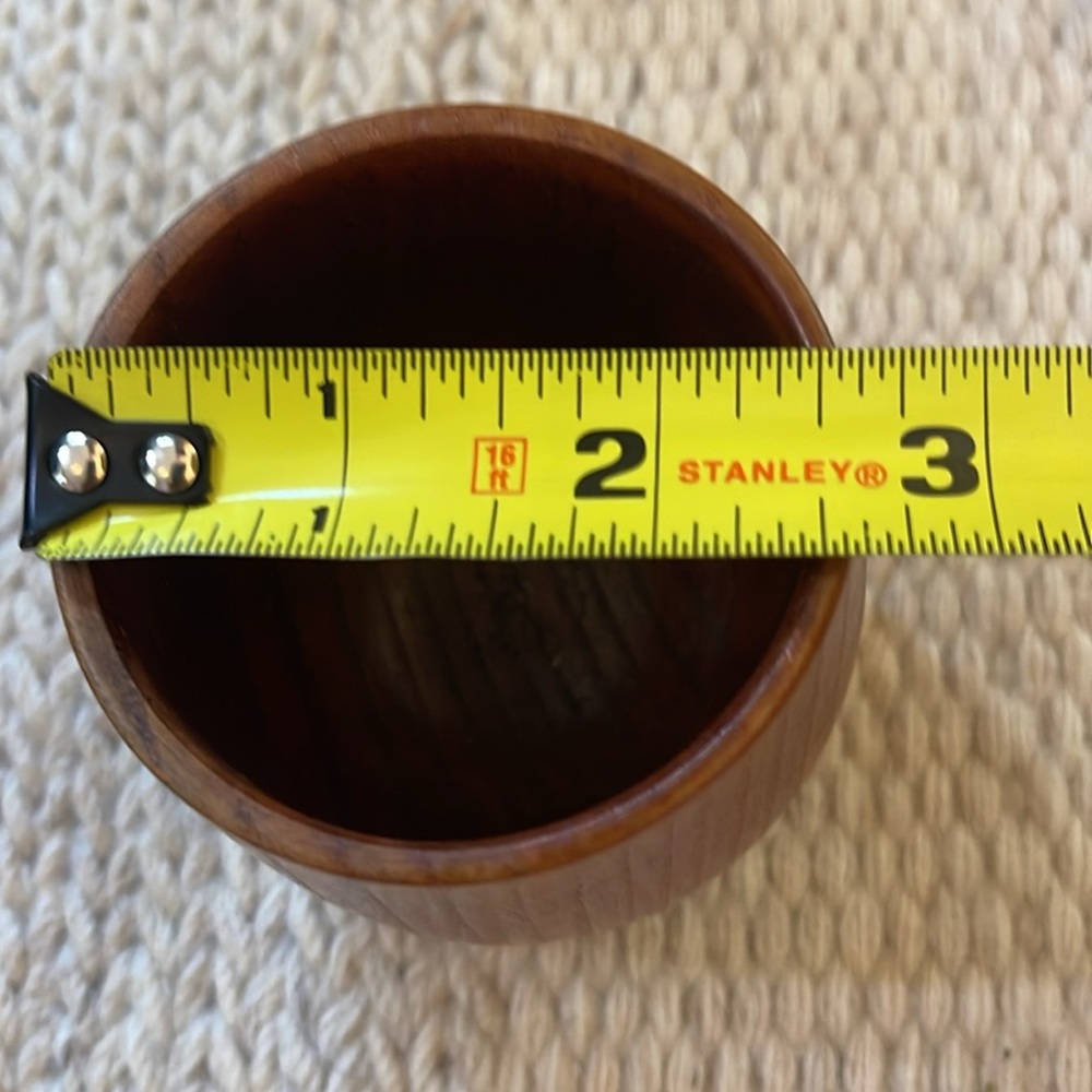 Small Wooden Cups - Picture 4 of 4
